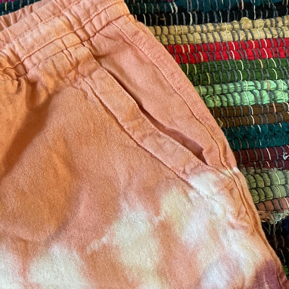 Old Navy Raspberry Dip-dye Linen Blend Shorts Size XL - Picture 6 of 6